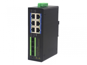 管理型百兆 2光6電SC2工業(yè)級(jí)交換機(jī)