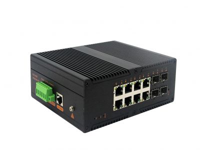 工業(yè)級(jí)POE（NT品牌）千兆網(wǎng)管4光8電（M系列）交換機(jī)
